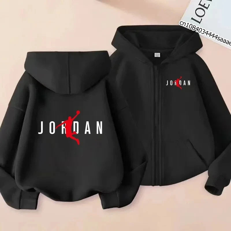 Girls’ Basketball Graphic Full-Zip Hoodie