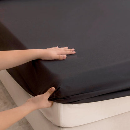 Waterproof Deep Pocket Fitted Sheet with TPU Mattress Protection