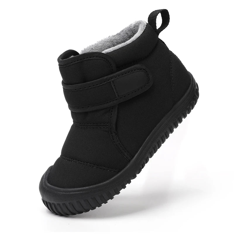 Warm Winter Snow Boots for Toddlers & Kids – Anti-Slip, Plush-Lined Outdoor Shoes