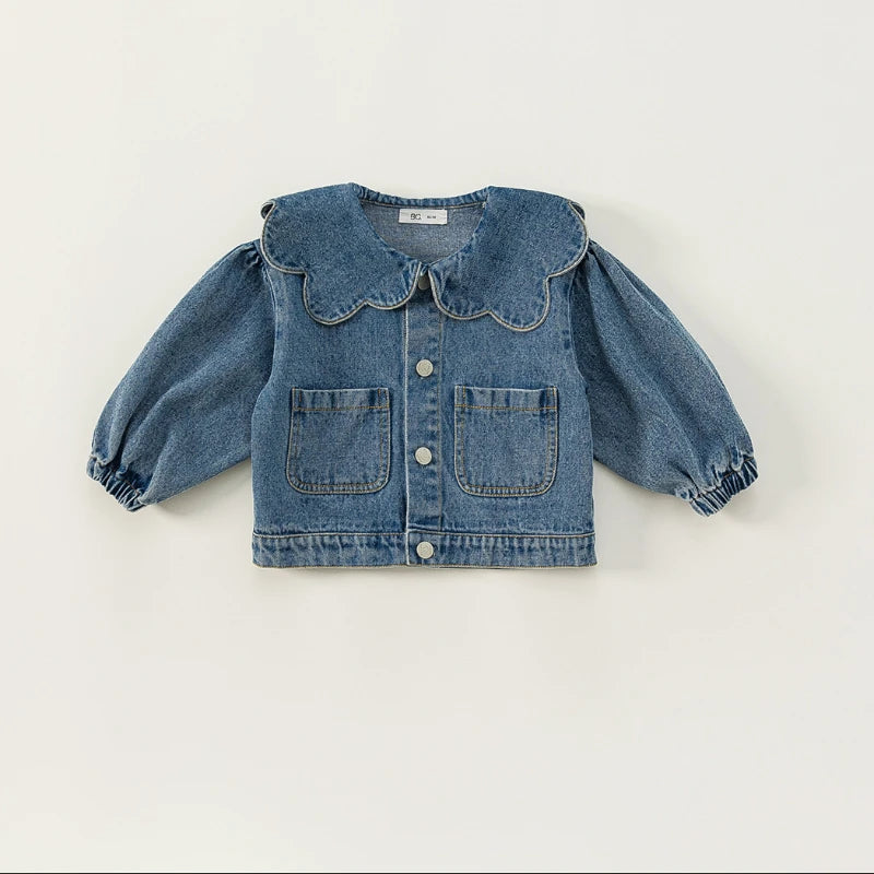 Ruffle Collar Denim Jacket for Girls (1-6 years)