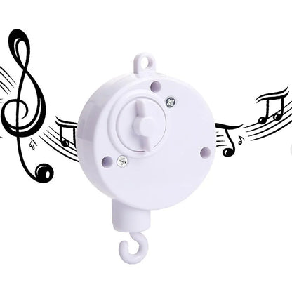 360° Rotating Wooden Crib Mobile Arm & Holder