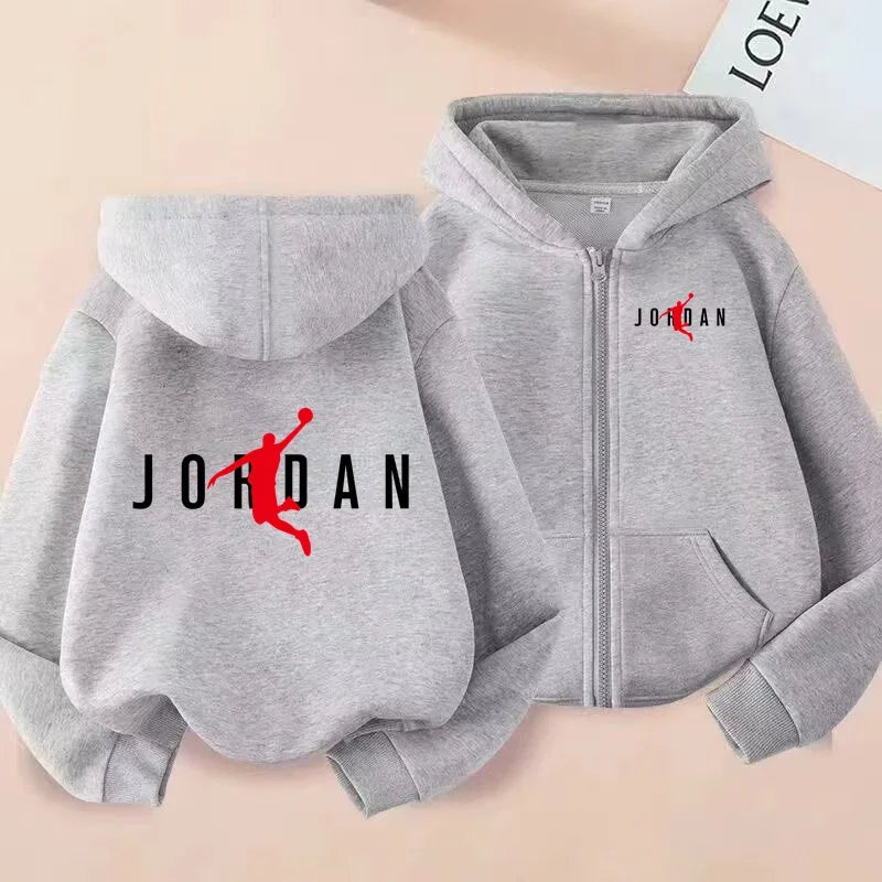 Girls’ Basketball Graphic Full-Zip Hoodie