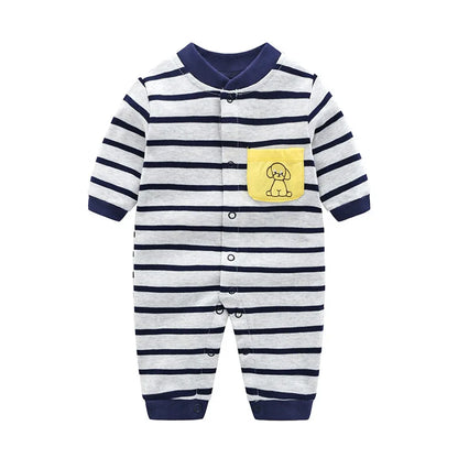 Bow-Tie Tuxedo Romper for Baby Boys