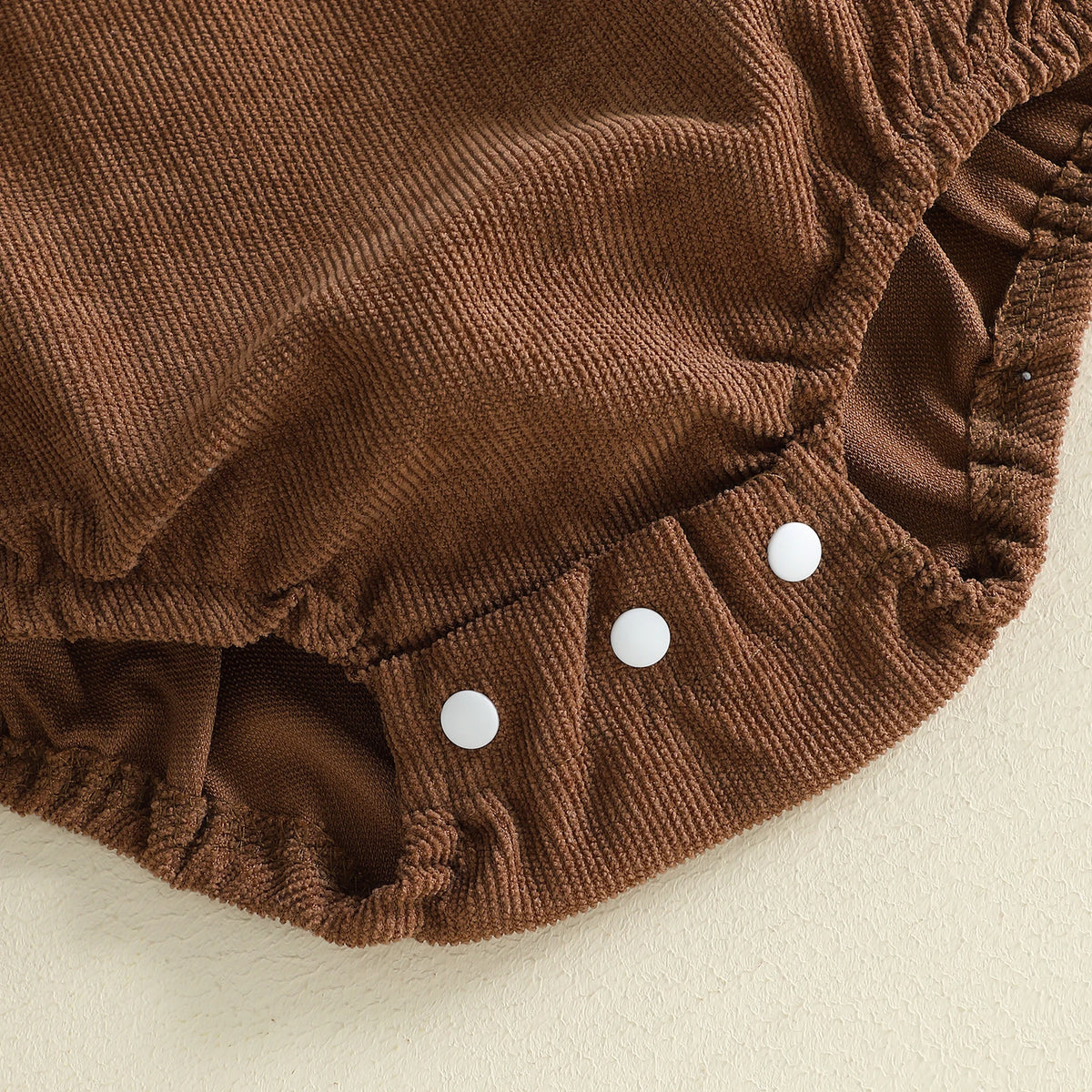 Wild One First Birthday Corduroy Overall Romper
