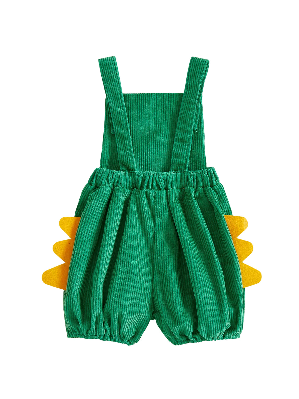 First Birthday Dino Corduroy Bubble Overall Romper for Baby Boys