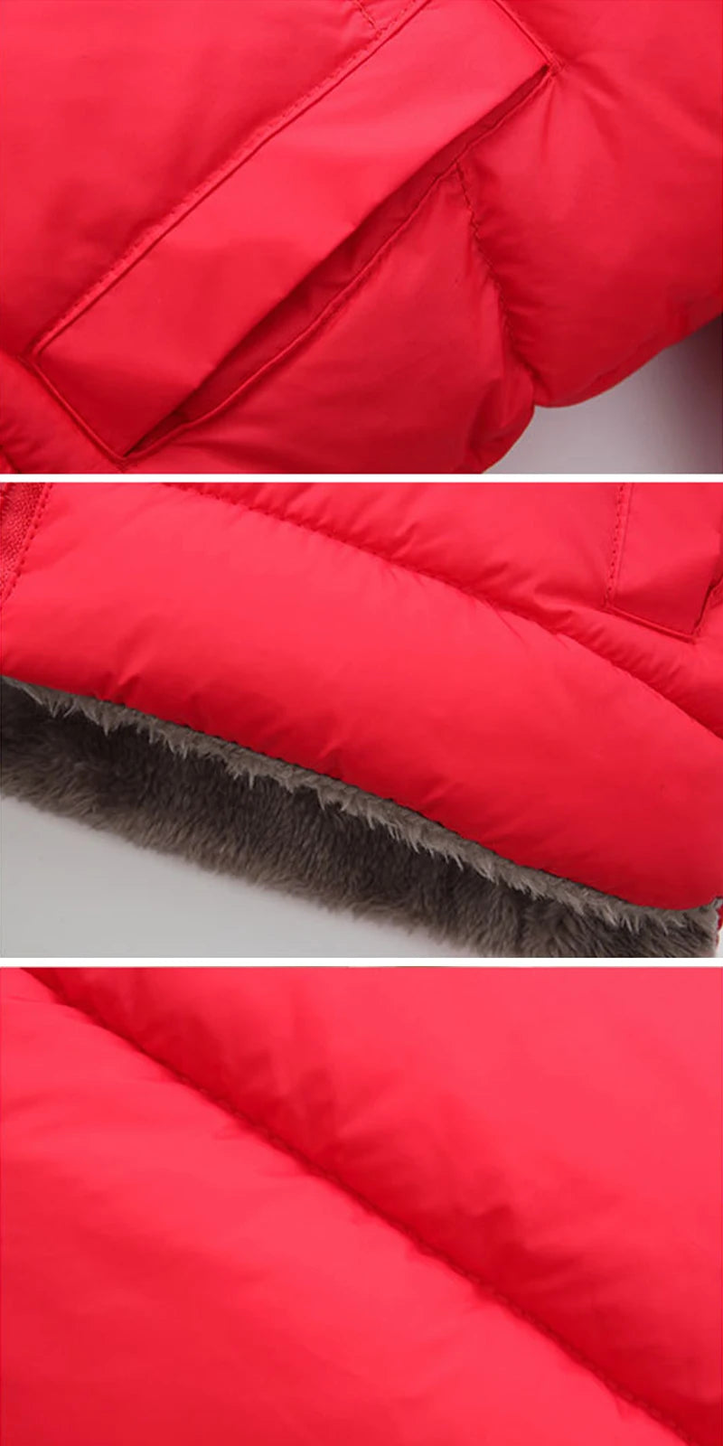 Bear-Ear Plush-Lined Kids’ Puffer Jacket
