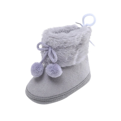 Winter Baby Snow Boots – Plush Warm First Walker Booties (0–18 Months)