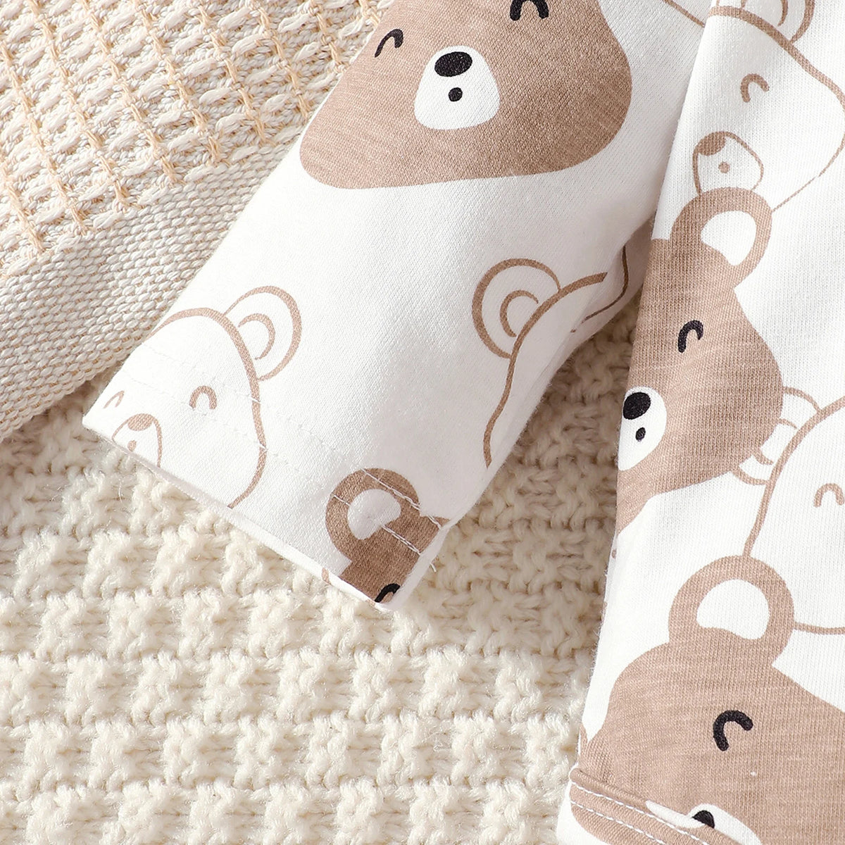 Little Bear Bodysuit, Pants, Hat & Booties 4-Piece Baby Boy Set