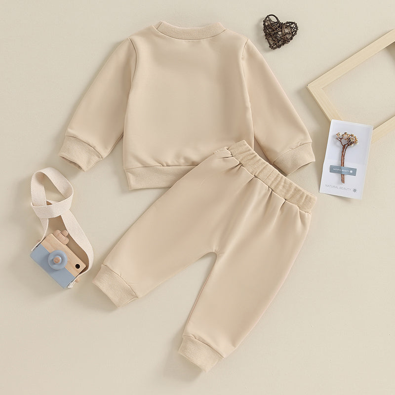 “Mama’s Boy” Baby Sweatshirt & Jogger Set – Cozy Two-Piece Outfit (0–3 Years)