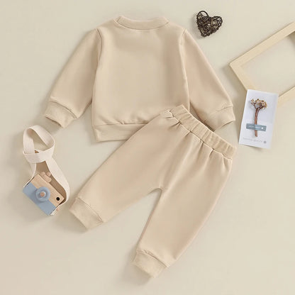 “Mama’s Boy” Baby Sweatshirt & Jogger Set – Cozy Two-Piece Outfit (0–3 Years)