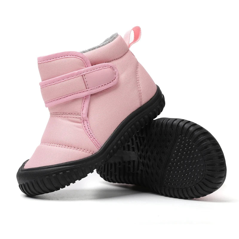 Warm Winter Snow Boots for Toddlers & Kids – Anti-Slip, Plush-Lined Outdoor Shoes