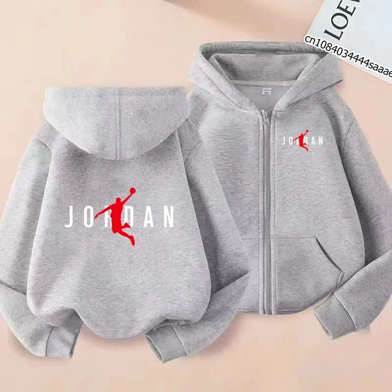 Girls’ Basketball Graphic Full-Zip Hoodie