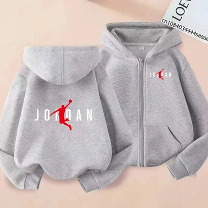 Girls’ Basketball Graphic Full-Zip Hoodie