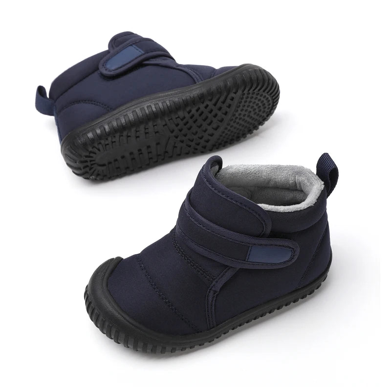 Warm Winter Snow Boots for Toddlers & Kids – Anti-Slip, Plush-Lined Outdoor Shoes