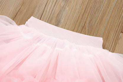 Bunny Bloom Knit Cardigan & Ruffle Tutu Skirt Set for Girls
