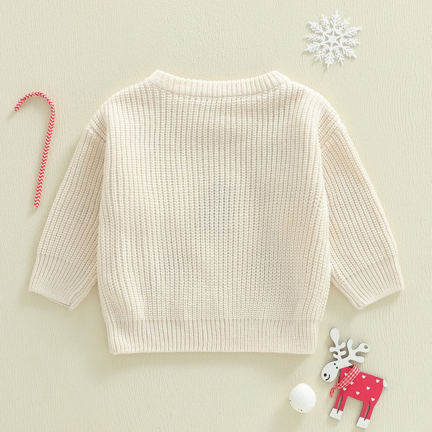 Gingerbread Knit Pullover Sweater for Babies & Toddlers