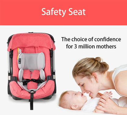 Car Seat Stroller Hybrid – 3-in-1 Infant Travel System with One-Click Wheels