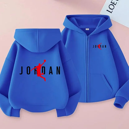 Girls’ Basketball Graphic Full-Zip Hoodie