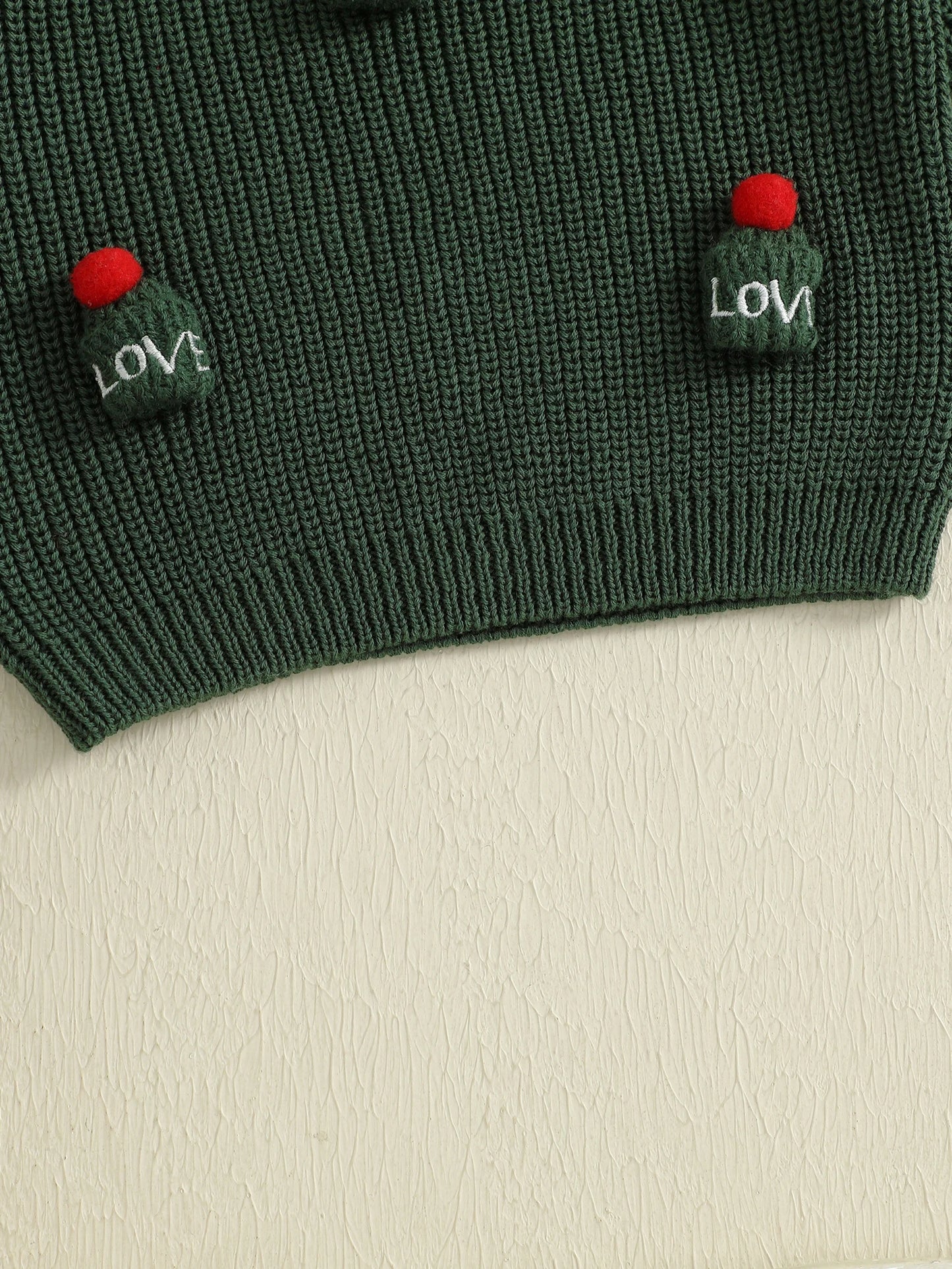 Kids Knit Sweater with 3D Beanie Detail – Cozy Crewneck Pullover (0 - 5 Years)