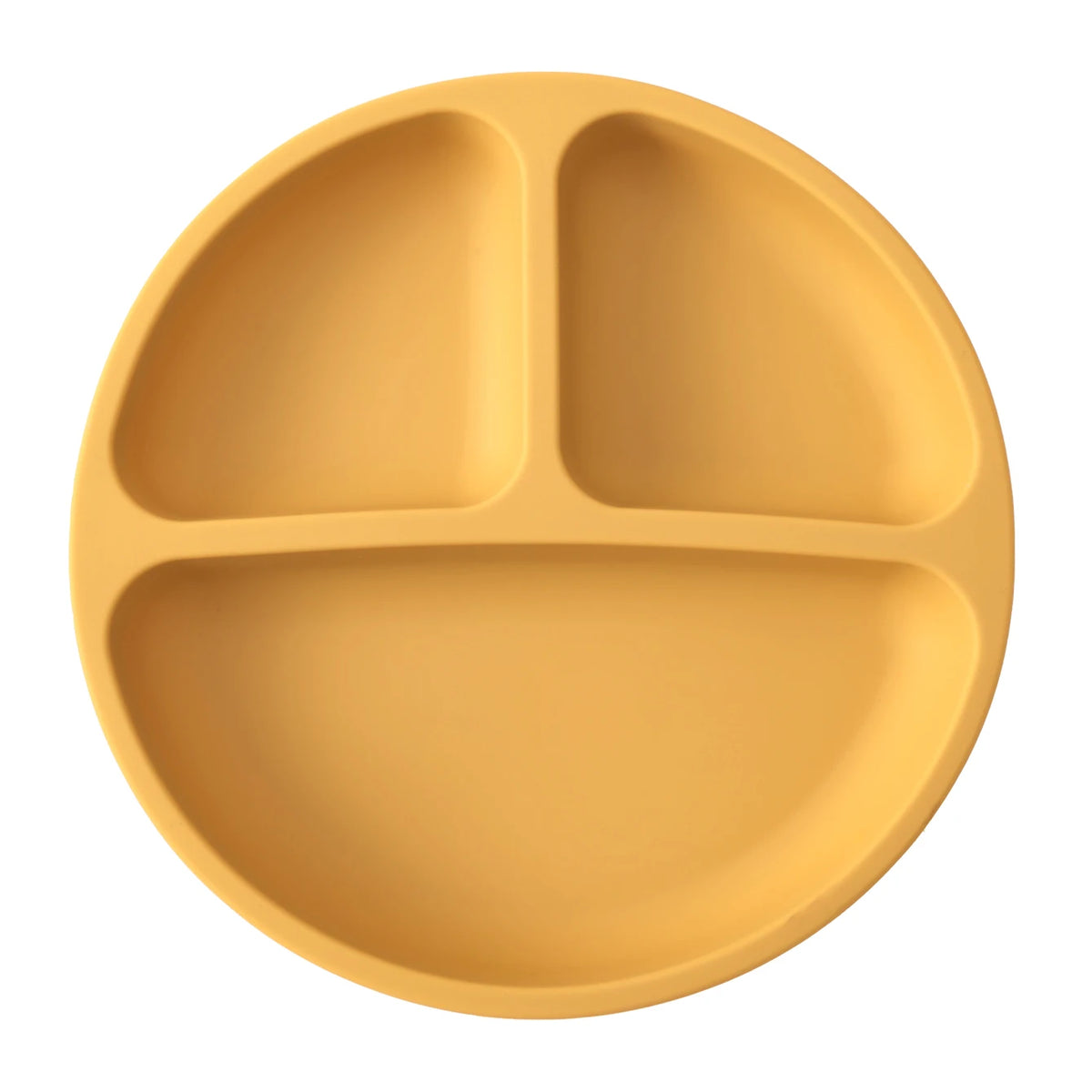 Three-Compartment Silicone Baby & Toddler Divided Plate