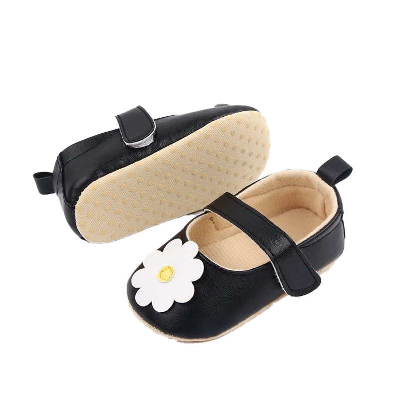 Embroidered Mary Jane First Walker Shoes for Baby Girls