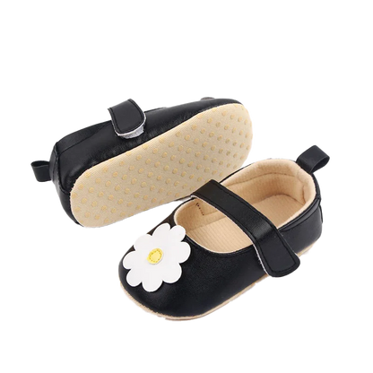 Embroidered Mary Jane First Walker Shoes for Baby Girls