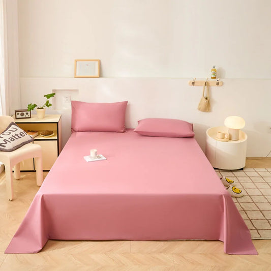 Waterproof TPU Flat Bed Sheet for Kids & Family Beds