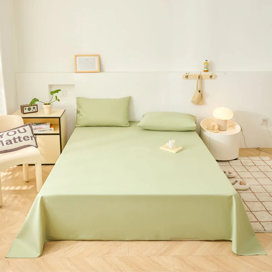Waterproof TPU Flat Bed Sheet for Kids & Family Beds