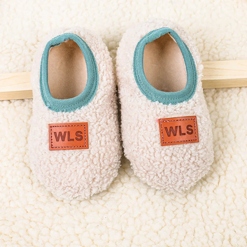 Sherpa Fleece Slip-On Slippers for Babies & Toddlers