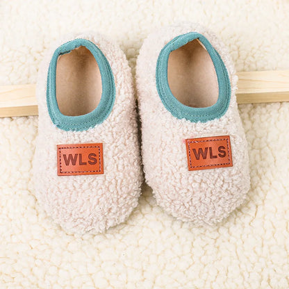 Sherpa Fleece Slip-On Slippers for Babies & Toddlers
