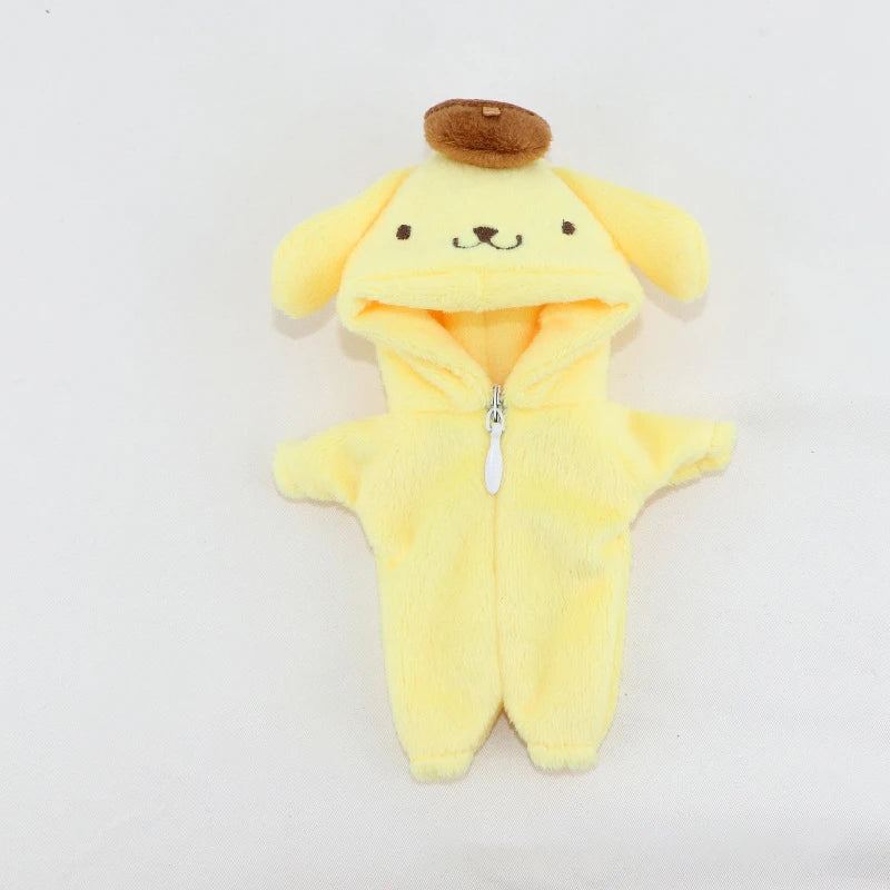 Plush Character Costume Outfit for 1/12 Dolls