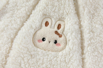 Cozy Critter Winter Romper – Hooded Plush Jumpsuit (0–12 Months)