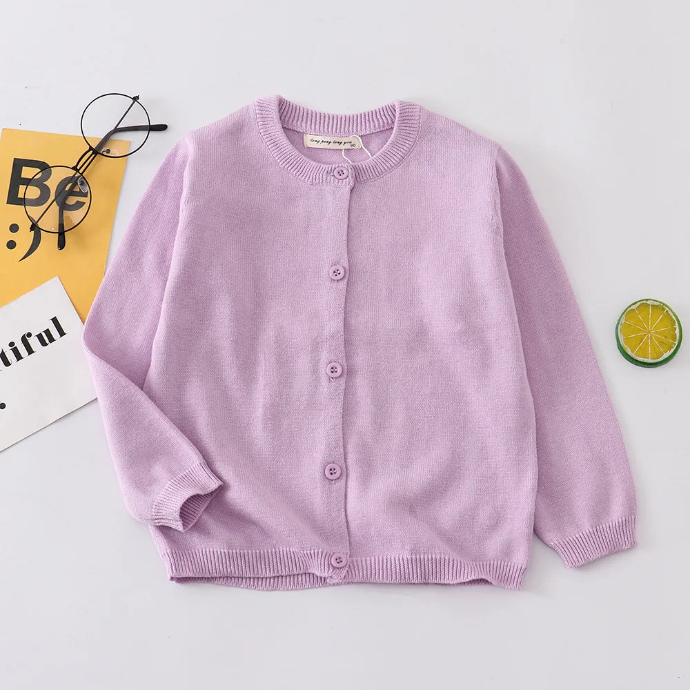 Girls Strawberry Knit Sweater – Cozy Textured Pullover (2–7 Years), Round Neck