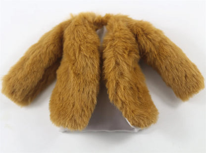 Plush Faux-Fur Coat for 11.5-Inch Dolls