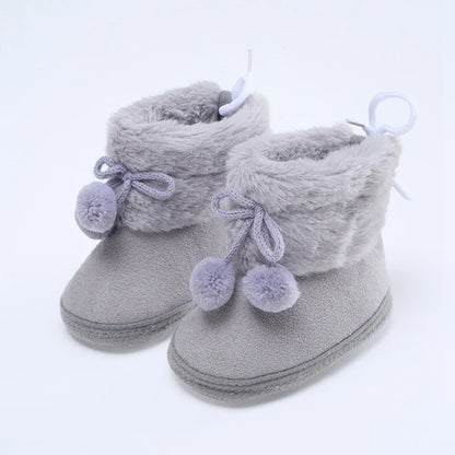 Winter Baby Snow Boots – Plush Warm First Walker Booties (0–18 Months)