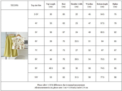 Floral Flutter-Sleeve Top & Wide-Leg Pants Set