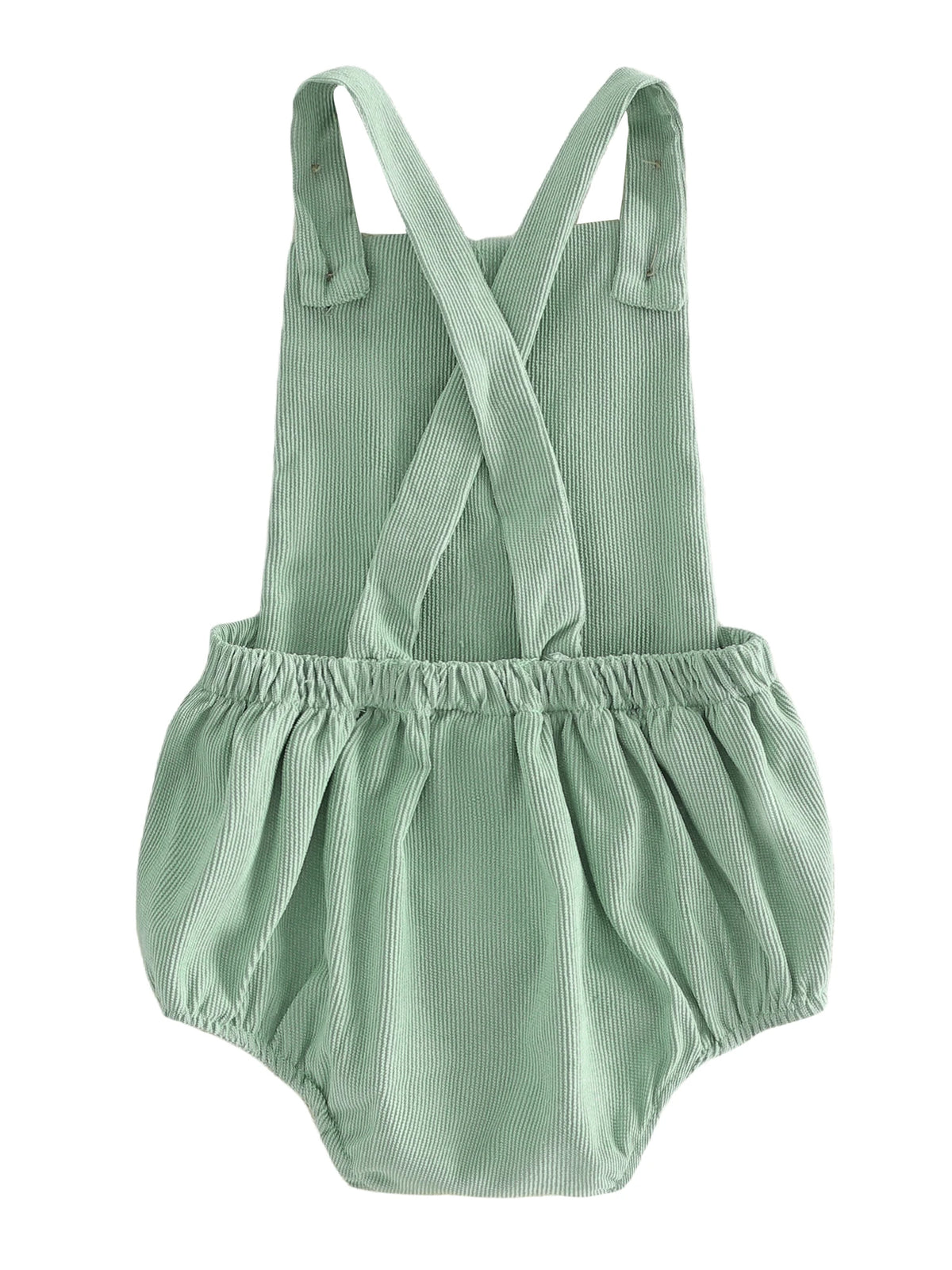 Wild One First Birthday Corduroy Overall Romper