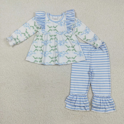 Harvest Charm Printed Two-Piece Outfit Sets for Baby & Toddler Girls