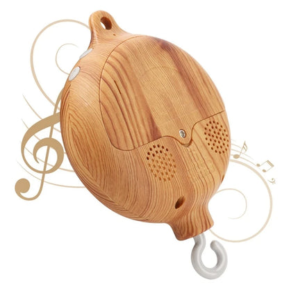 360° Rotating Wooden Crib Mobile Arm & Holder