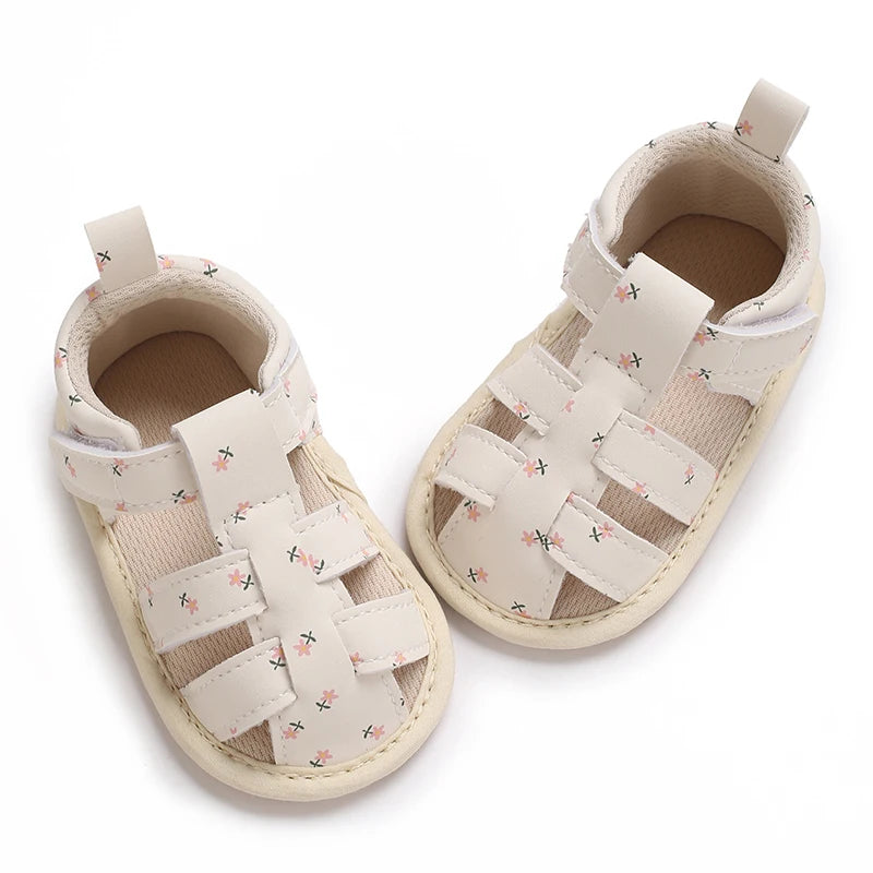 Ditsy Floral Fisherman Sandals for Baby Girls