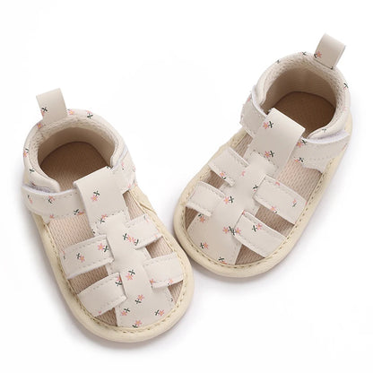 Ditsy Floral Fisherman Sandals for Baby Girls