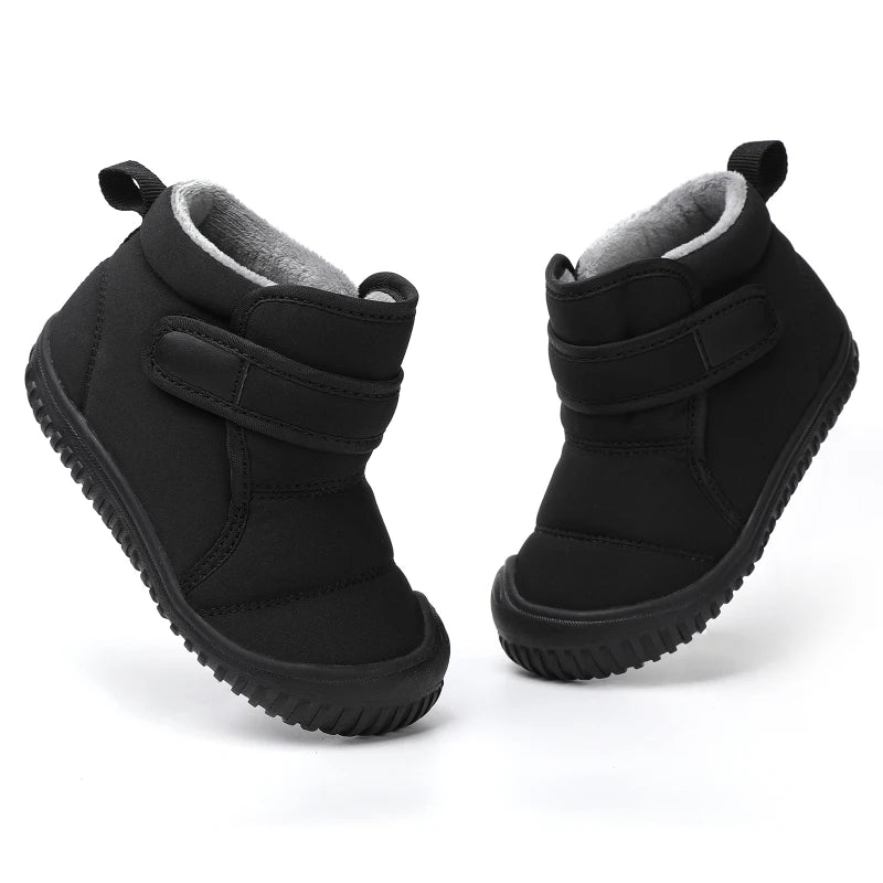 Warm Winter Snow Boots for Toddlers & Kids – Anti-Slip, Plush-Lined Outdoor Shoes