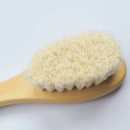 Natural Wooden Baby Hair Brush & Comb Set – 2 Pieces