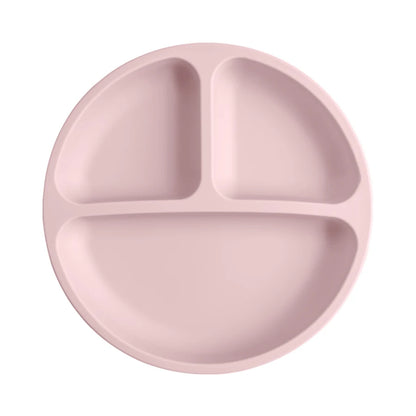 Three-Compartment Silicone Baby & Toddler Divided Plate