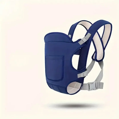 Multi-Position Baby Carrier with Padded Shoulder Straps & Adjustable Buckles