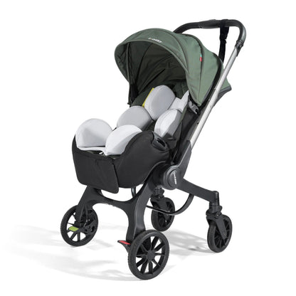 Reversible High-View Stroller with Car Seat Attachment – Adjustable Backrest, One-Click Fold Pushchair