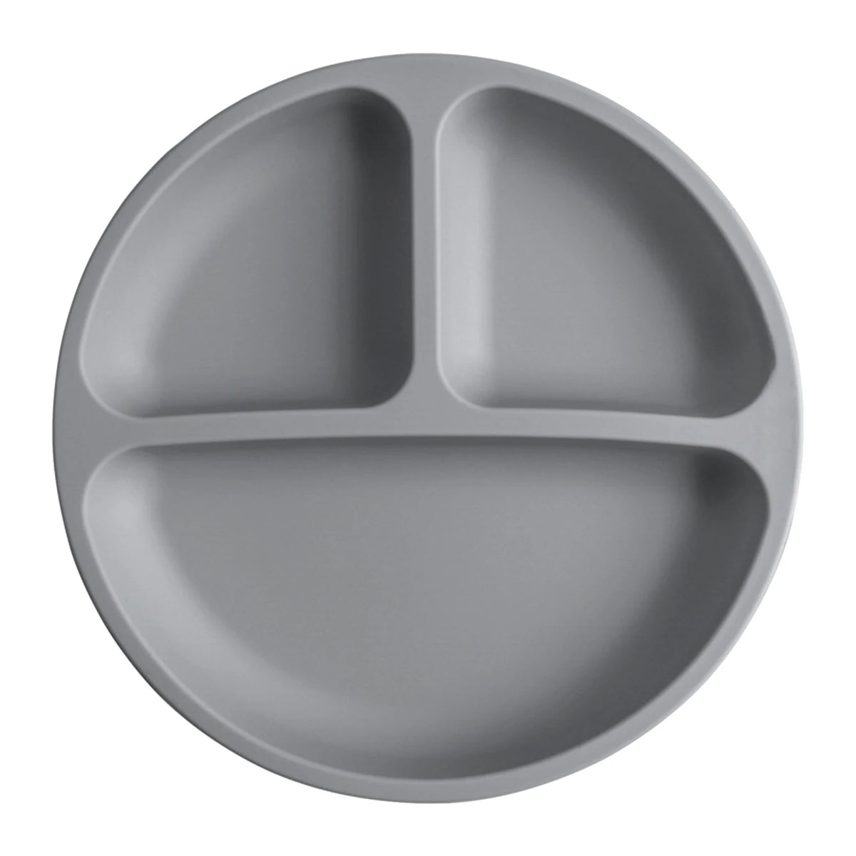 Three-Compartment Silicone Baby & Toddler Divided Plate