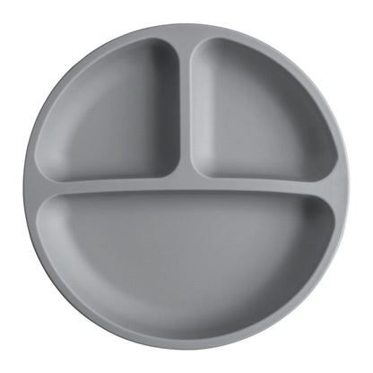 Three-Compartment Silicone Baby & Toddler Divided Plate