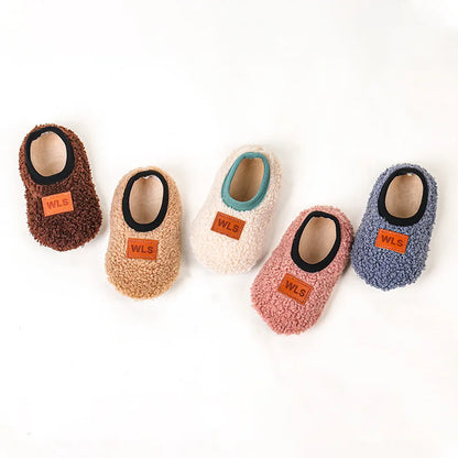 Sherpa Fleece Slip-On Slippers for Babies & Toddlers