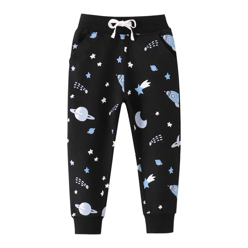 Cute, Cozy Printed Jogger Pants for Toddlers & Kids (2–7 Years)